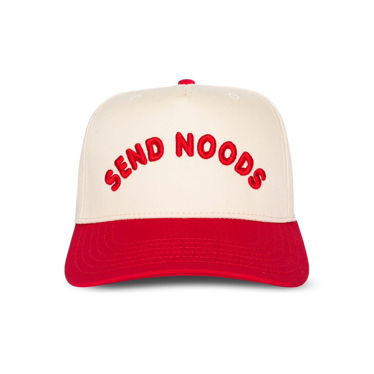 Send Noods - Red & Natural Hat