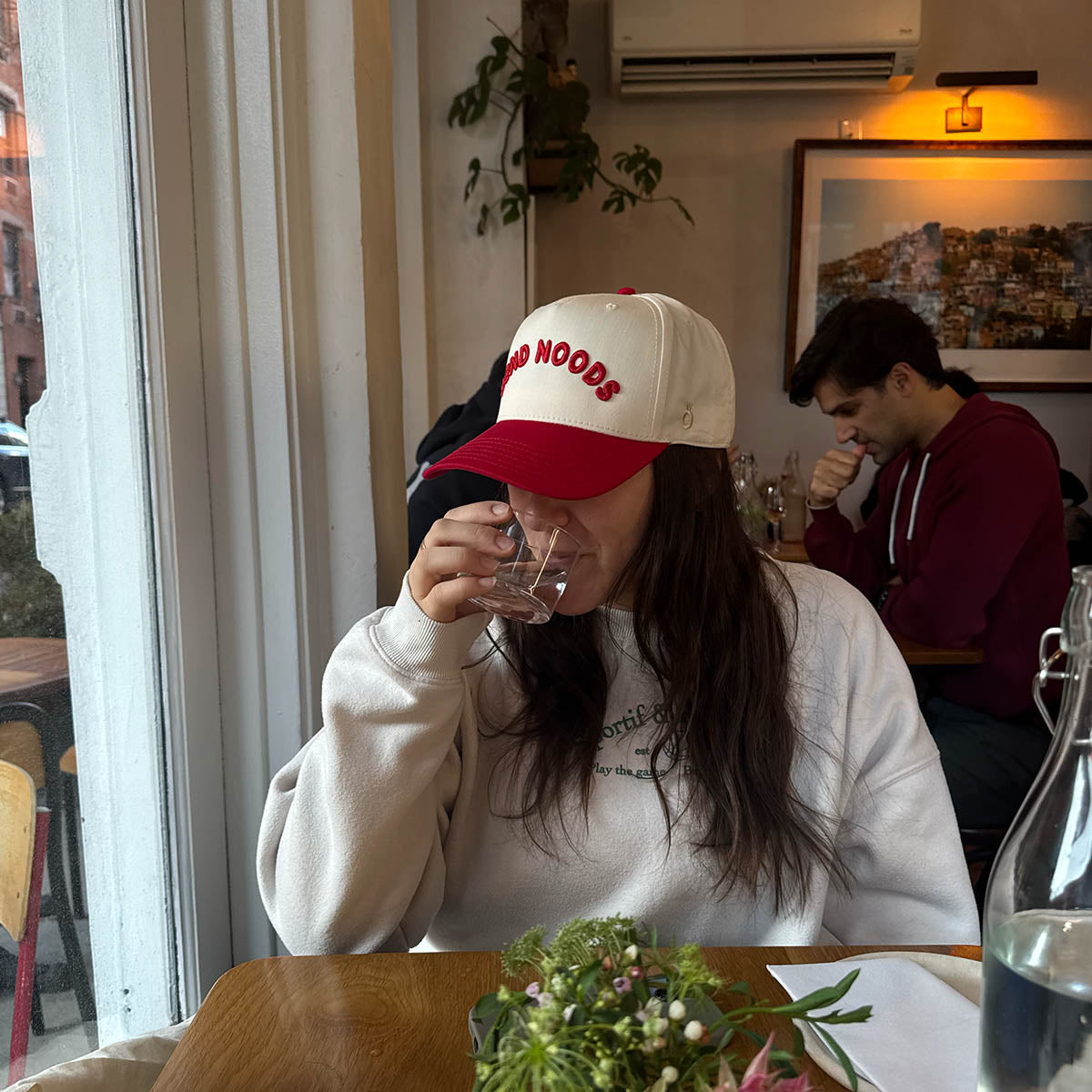 Send Noods - Red & Natural Hat